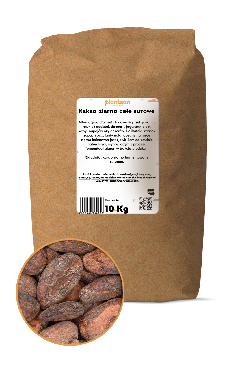 ◆kakao◆ Kakao ziarno całe surowe - b2b.planteon.pl